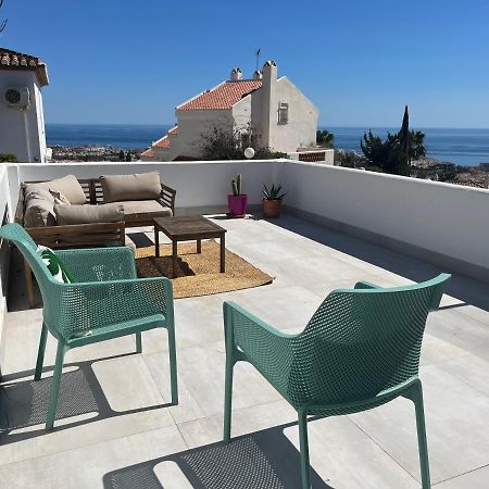 A Terrace With Sea View, 2 Bedrooms Apartment In Benalmádena Exteriör bild