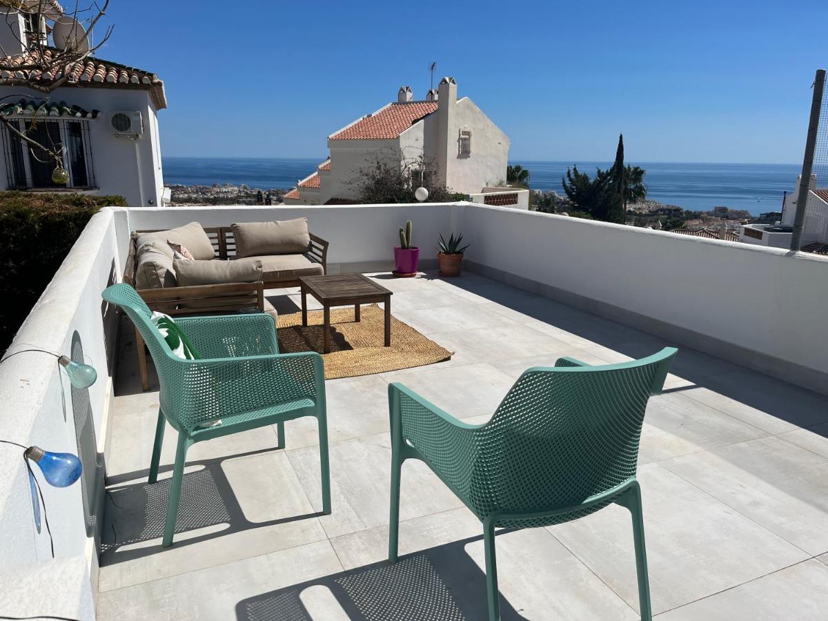 A Terrace With Sea View, 2 Bedrooms Apartment In Benalmádena Exteriör bild